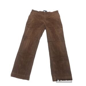 Polo Ralph Lauren Corduroy Pants Mens 36 X 30 Brown Classic Fit Chunky‎